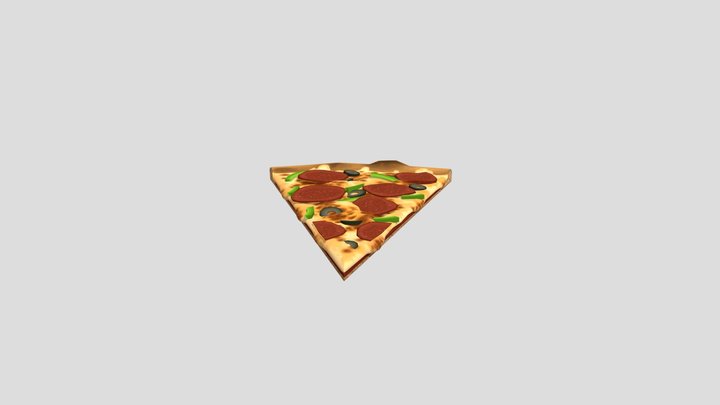 Rec Room - Supreme Pizza Slice 3D Model