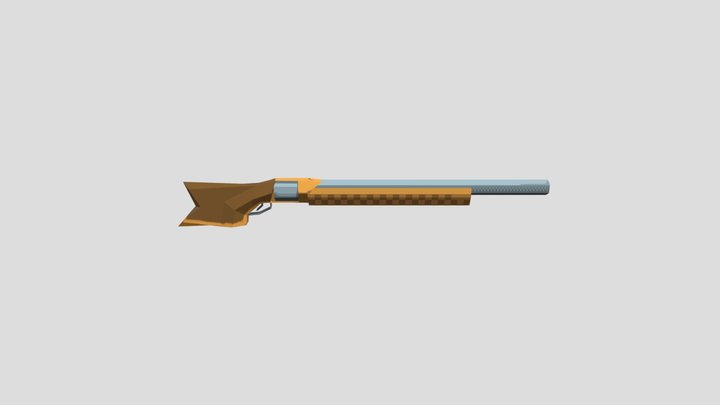 PSX Drum Shotgun 3D Model