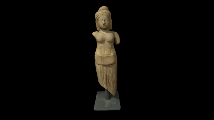 Ancient Serenity Statue 3D Model