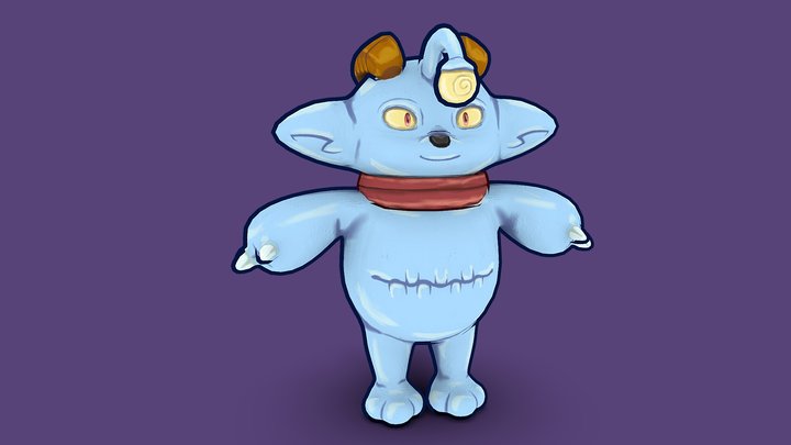 Nick Cartoon 3D Model