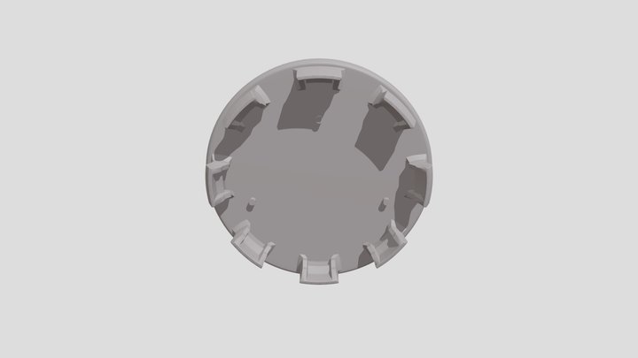60 mm Toyota center Caps 3D Model