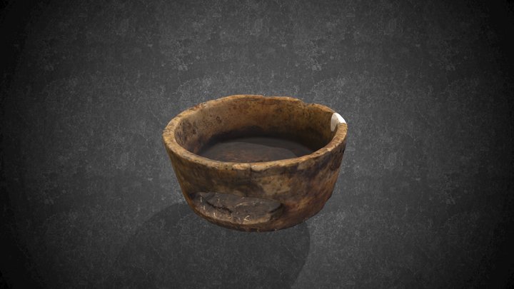 Stoneware Pot from Fort San Marcos 3D Model