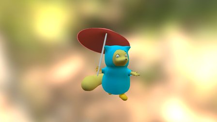 rain fox 3D Model
