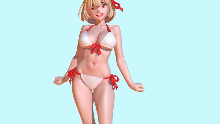 Bikini Girl_SF_101 3D Model