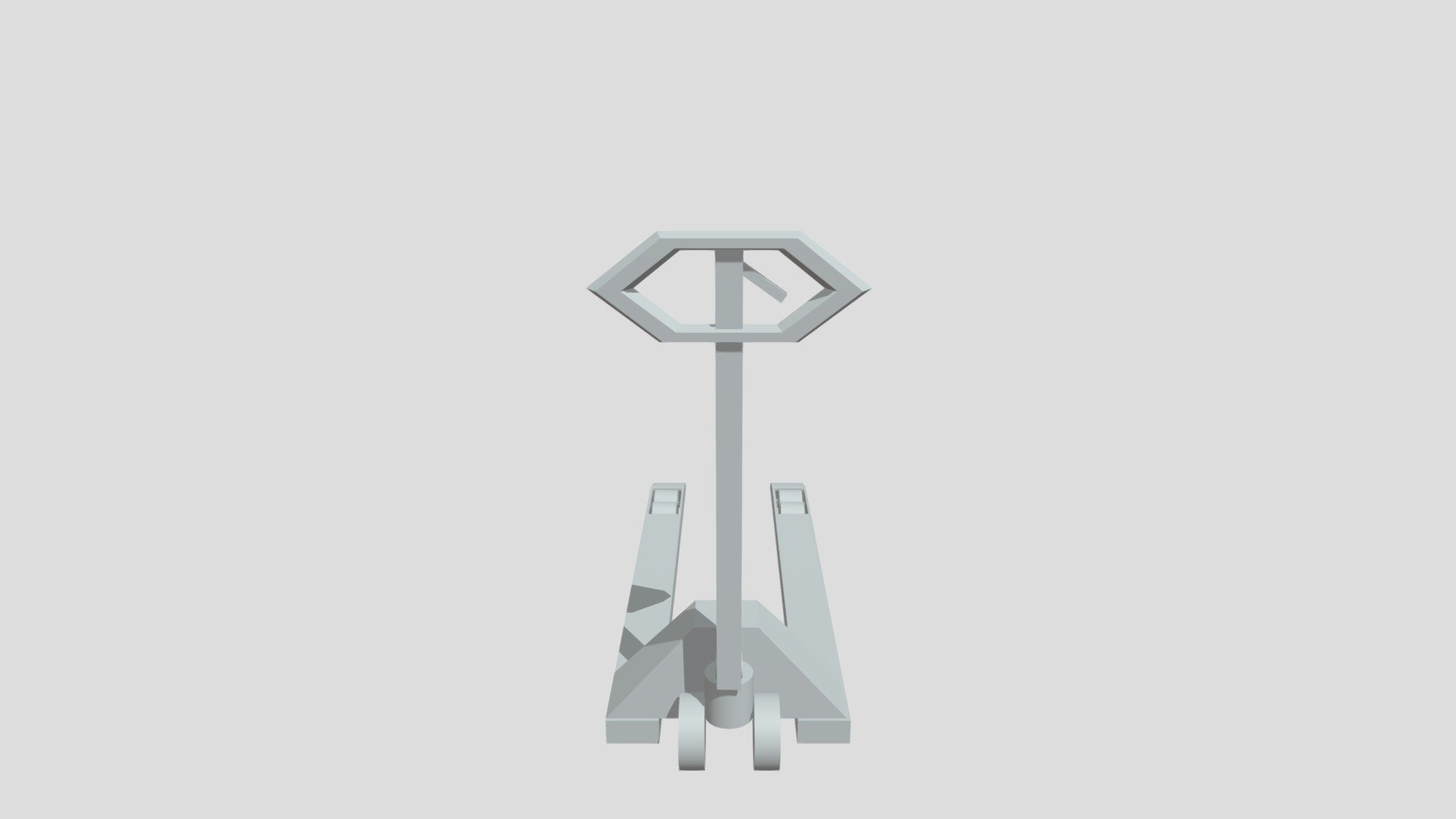 Pallet jack — Sketchfab embed 3D viewer