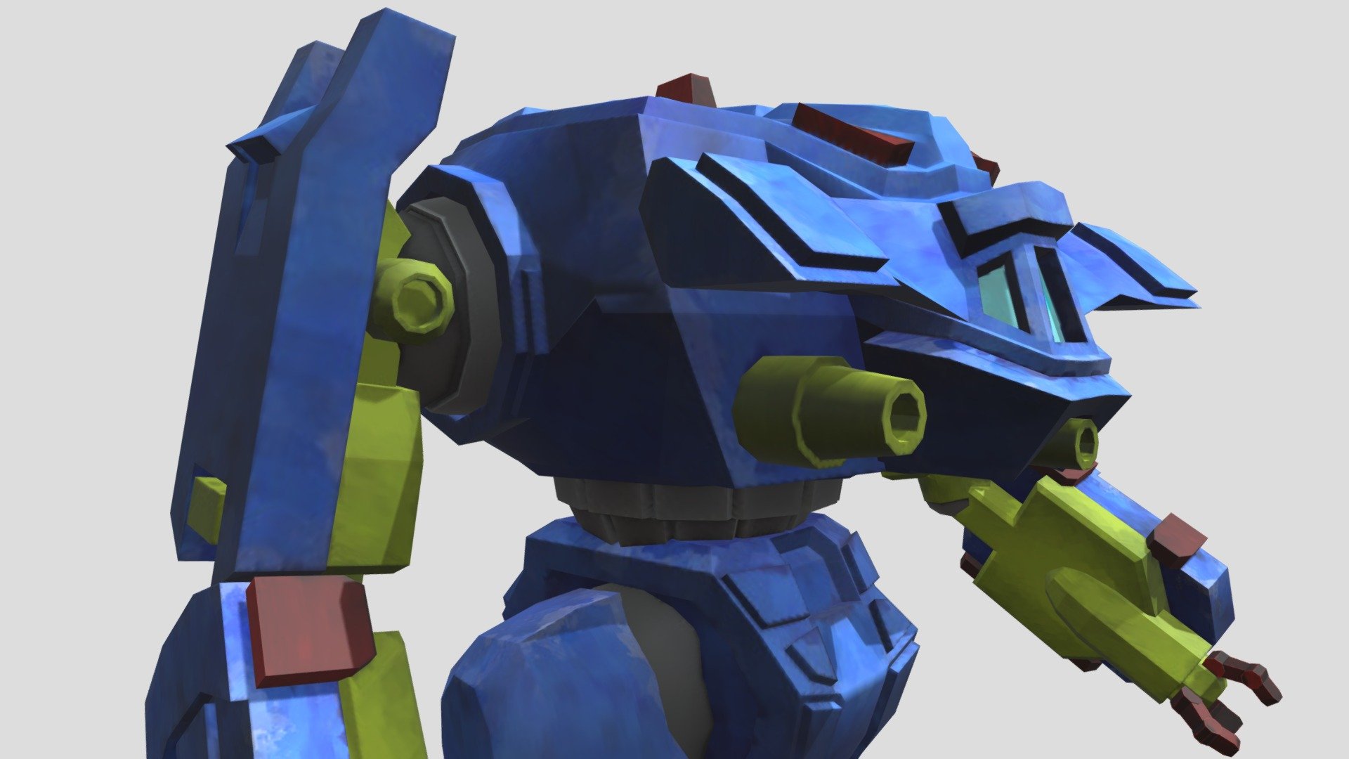 Hammerhead mech Download Free 3D model by splendidpluto [56838bb