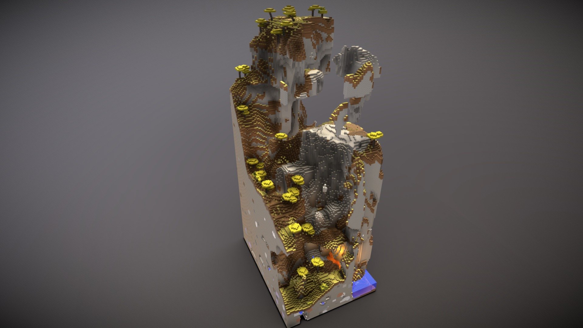 Minecraft-map 3D models - Sketchfab