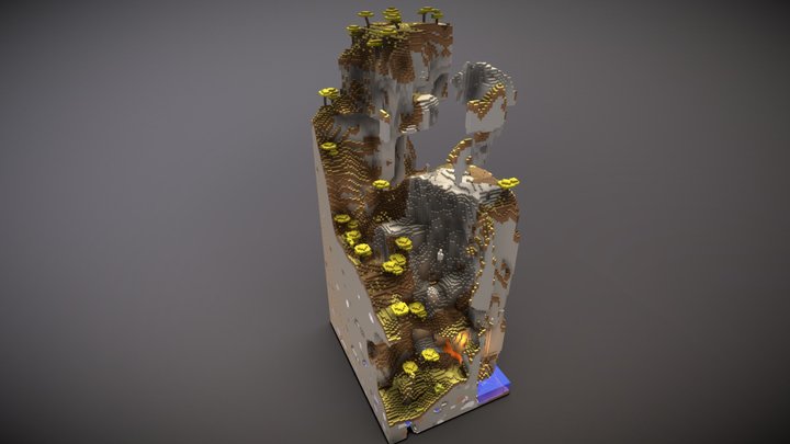 Minecraft world 3D Model
