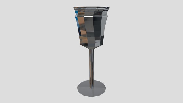 3D Wine Glass (Goblet) 3D Model