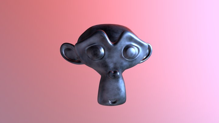 Simpe Suzanne Head 3D Model