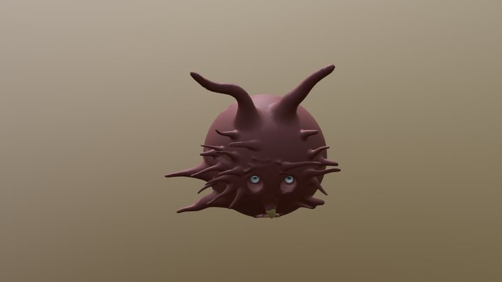 sketchfab face with color 3D Model