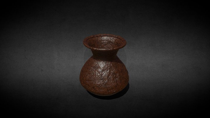 Old vase 60's 3D Model