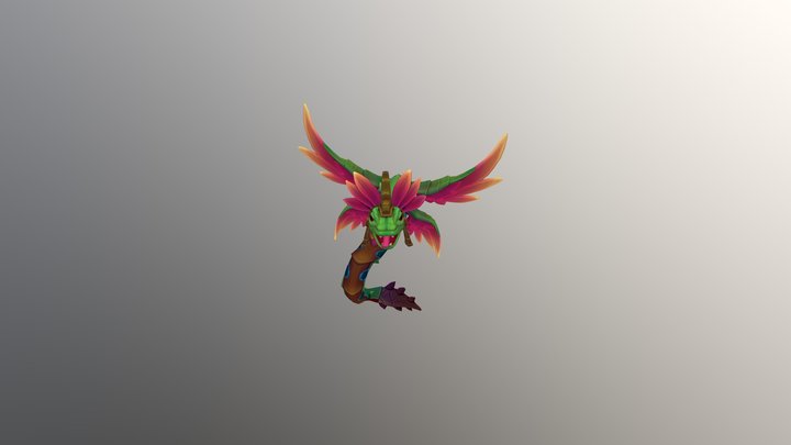 Kukulkanik Mark 3D Model