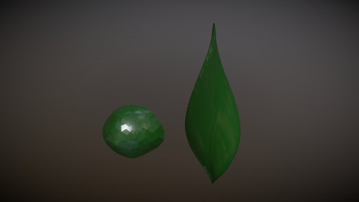 Jewel rocks - pendant, gem 3D Model