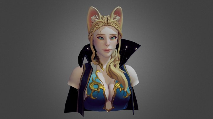 Castella the Mage 3D Model
