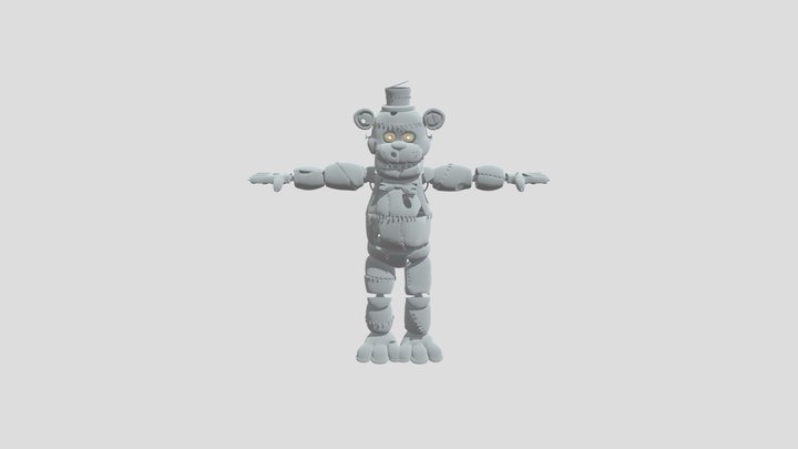 Freddy Fazbear - FNAF - Fan Art - 3D model by printedobsession on