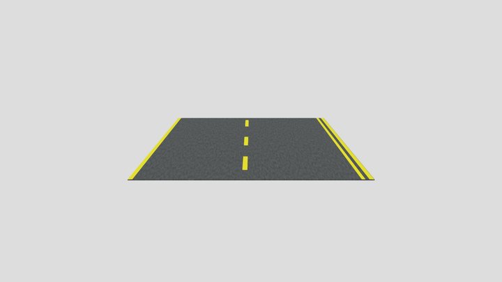MAG Double Yellow Dash Yellow Right 5m – Kostenloses 3D-Modell STL
