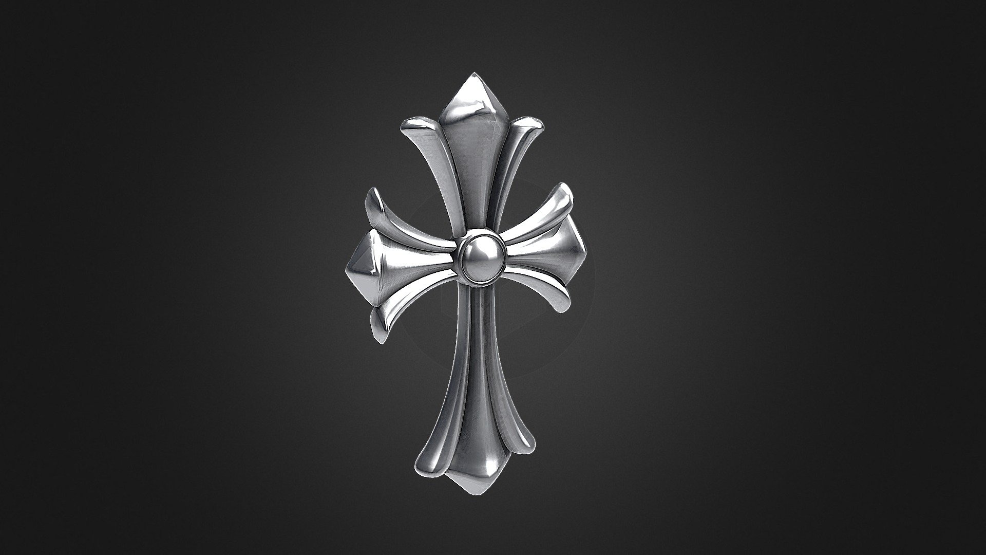Chrome Heart 3d Logo
