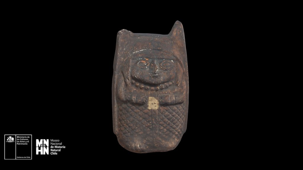 Facsímil de una figura antropomorfa