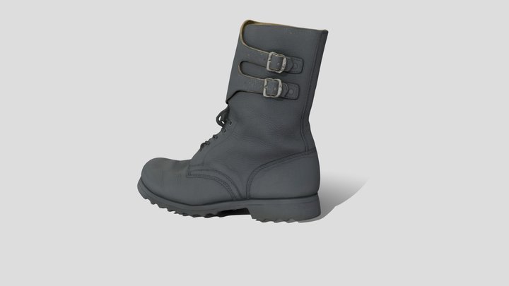 YPA Military Boot / JNA vojna cizma 3D Model