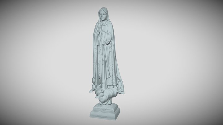 Madonna statue 40cm (Creality Scan CR-01) 3D Model