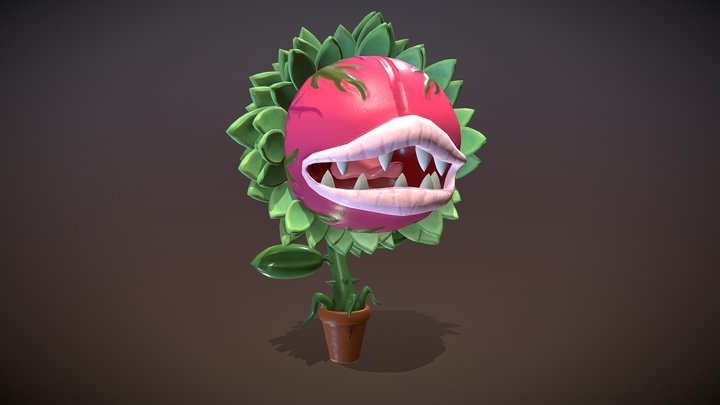 Toony Carnivorous Plant 3D Model