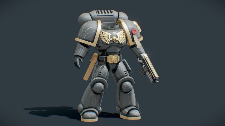 Warhammer Marine suit :) 3D Model