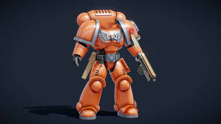 Warhammer Marine suit :) 3D Model