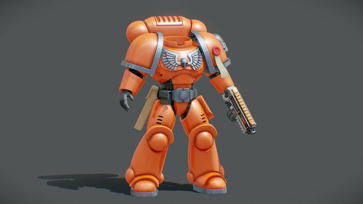 Warhammer Marine suit :) 3D Model