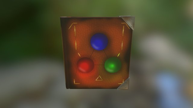 Spell Book 3D Model