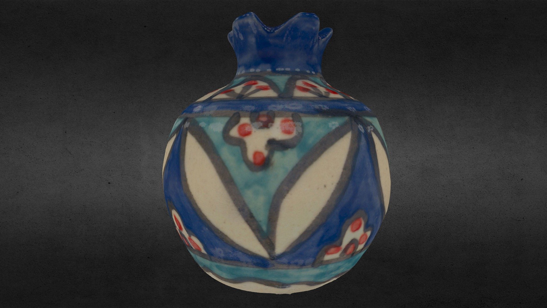 Ceramic pomegranate, Jerusalem