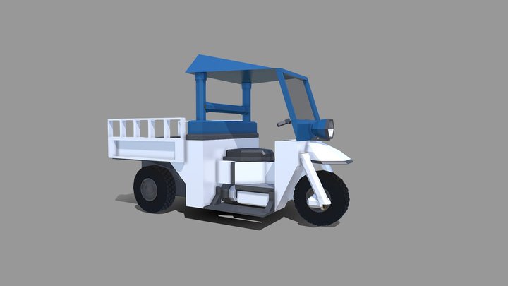 Tuk-Tuk (Pickup) 3D Model