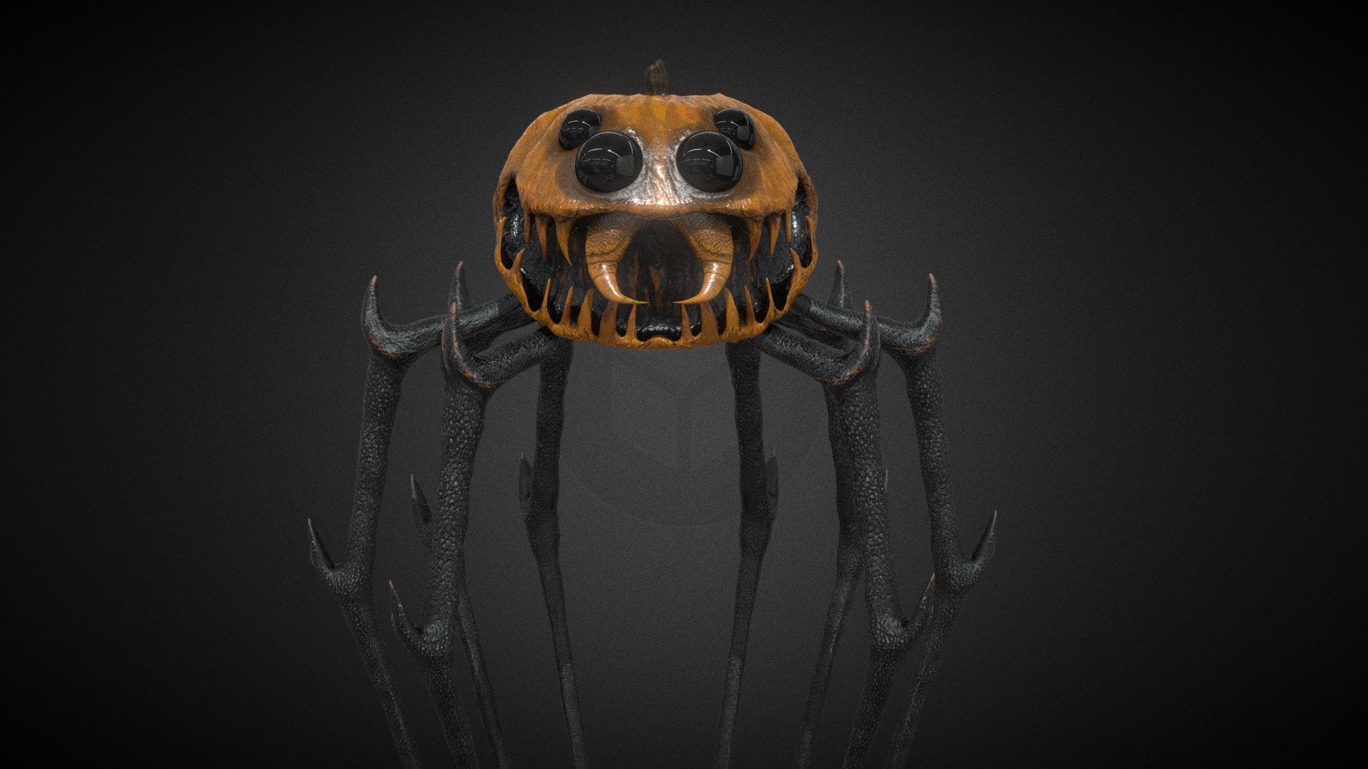 Spider Pumpkin Download Free 3D Model By Robin Mikalsen 568d31d   Cc3378d73ce149e7b0d3cbea9d0ce919 