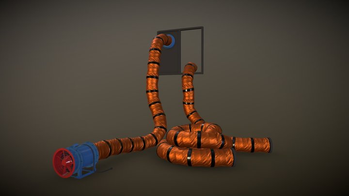 Vent+duct 2 3D Model