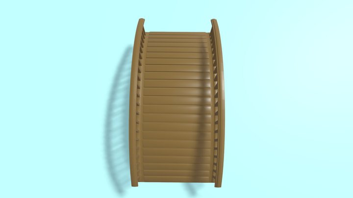 Wooden bridge 3D Model