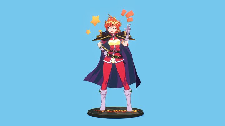 The slayers - Lina Inverse 3D Model