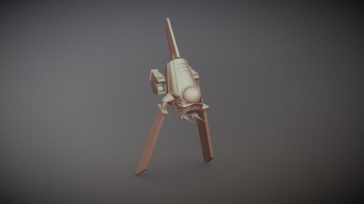Space Fighter 3D Model
