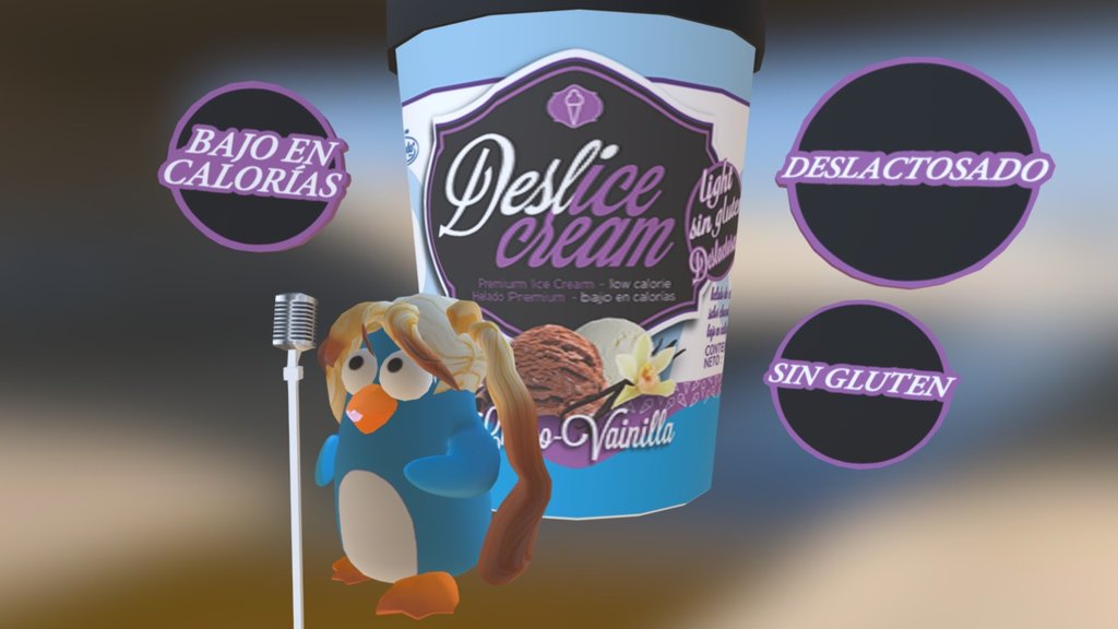 Deslice Cream de CHOCO-VAINILLA — Sketchfab embed 3D viewer