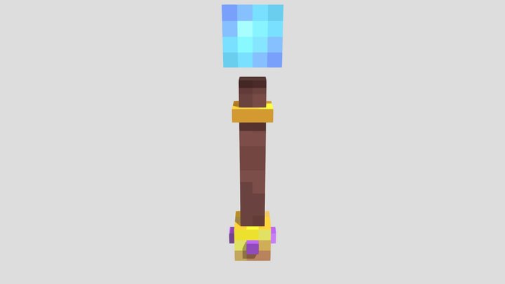 Magic wand (minecraft) 3D Model