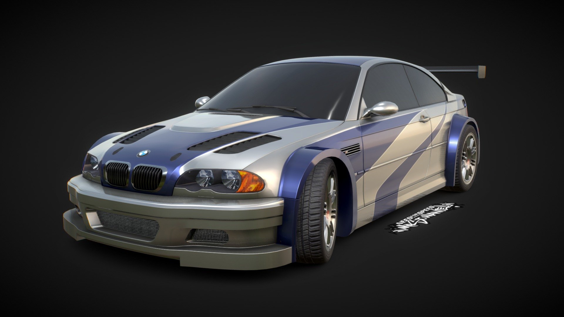 ArtStation - BMW M3 E46 GTR (Need for Speed: Most Wanted)