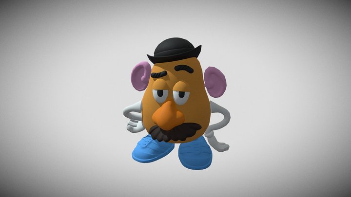 Mr Potato Head 3D Model