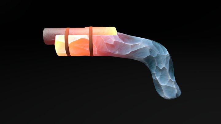 Eoka Pistol | Heated 3D Model