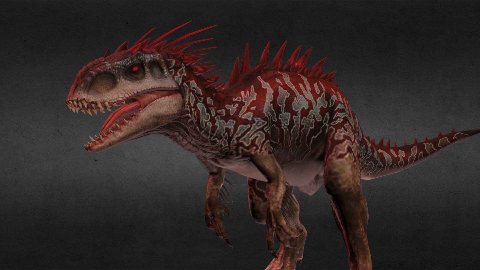 JWTG Level 40 Indominus Rex Download Free 3D Model By Jurassic 