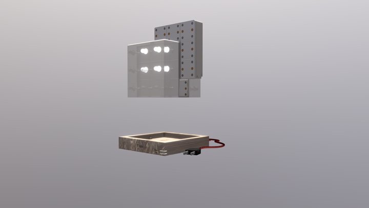 UNUS, interactive lamp 3D Model