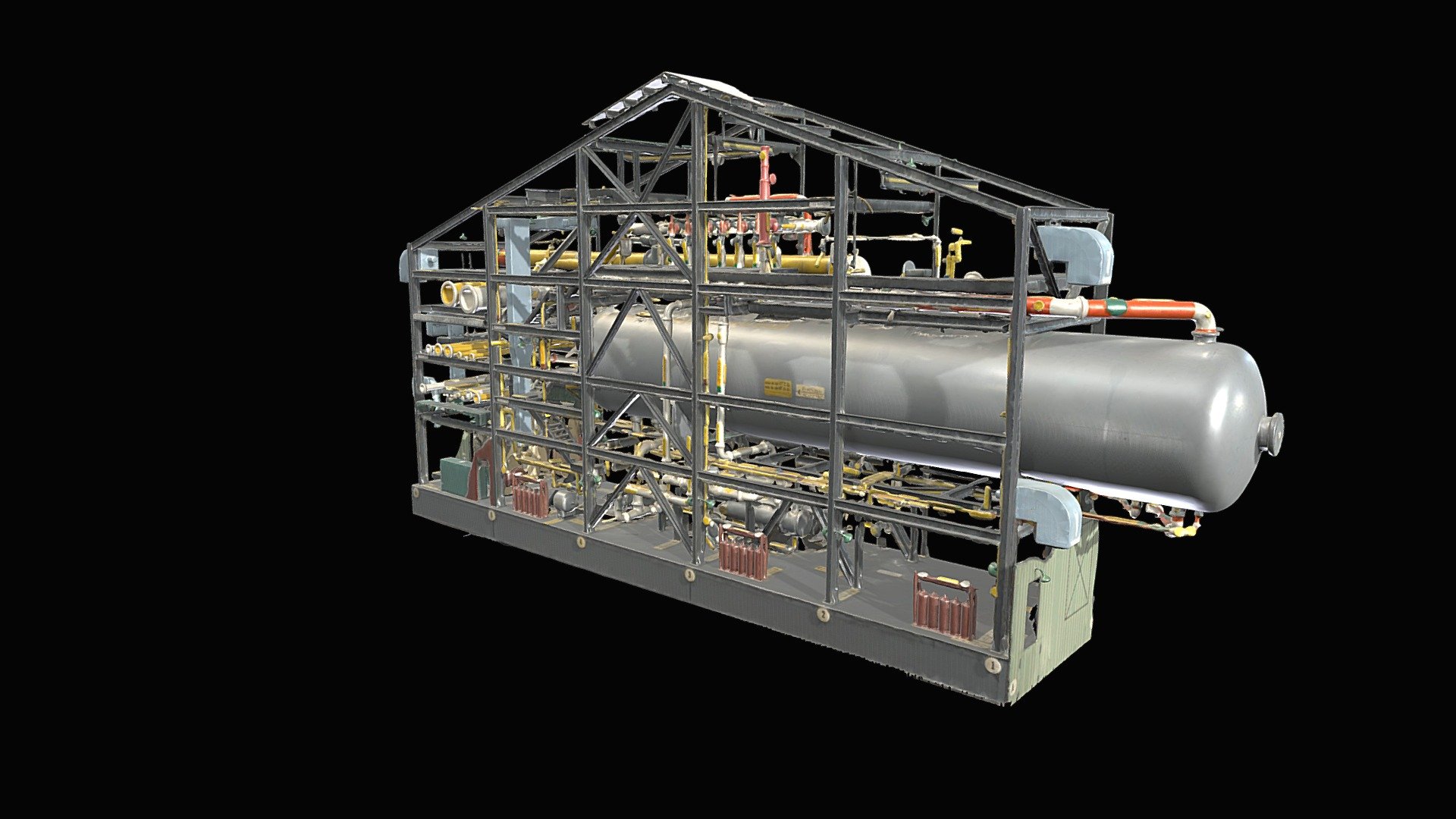 SOHIO Natural Gas Processing Facility (1 of 2) - Download Free 3D model ...