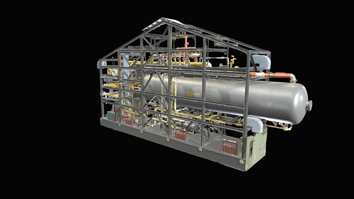 SOHIO Natural Gas Processing Facility (1 of 2) 3D Model
