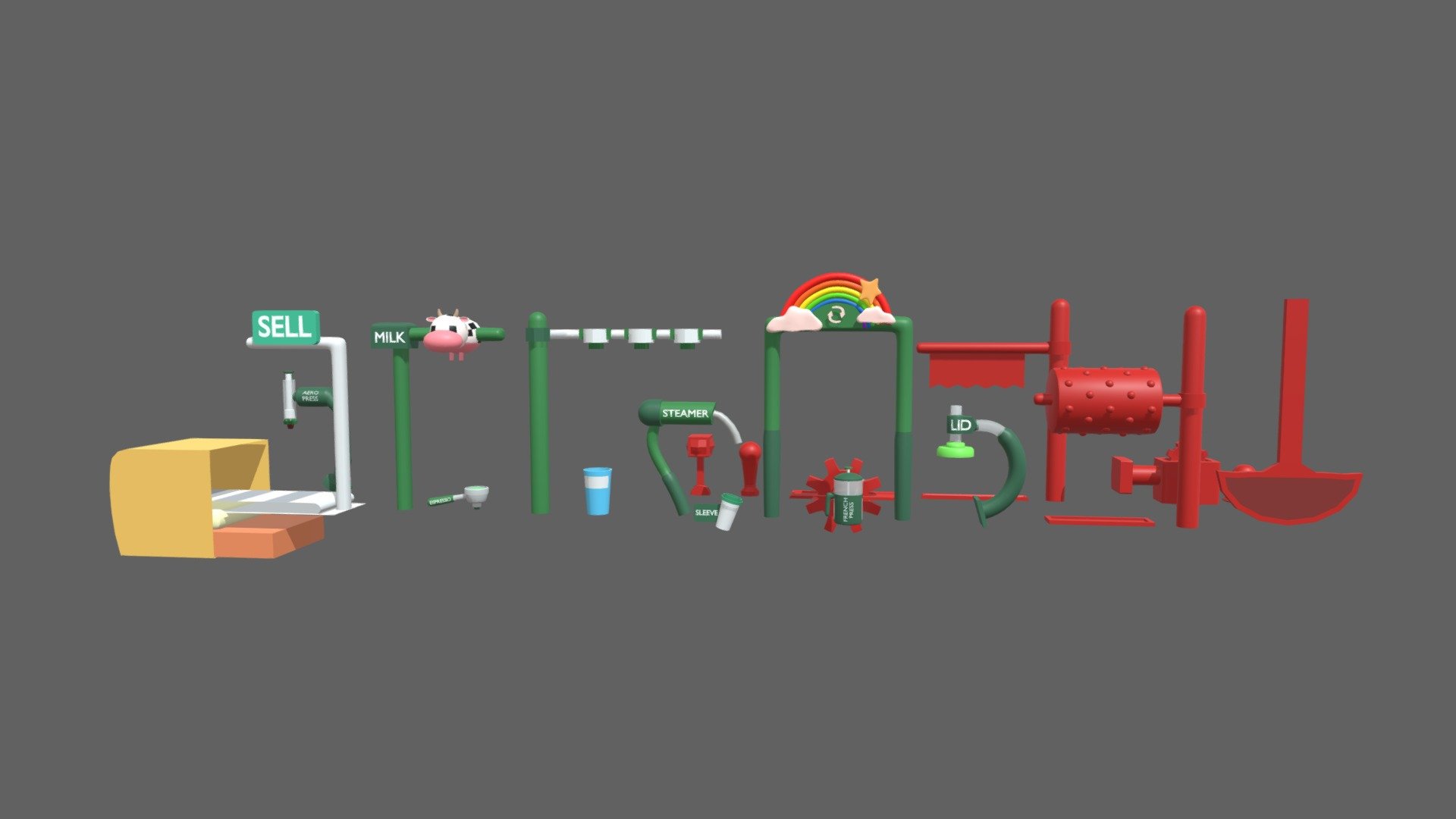 Coffee Stack Game Asset - 3D model by Hilalshi [569535c] - Sketchfab
