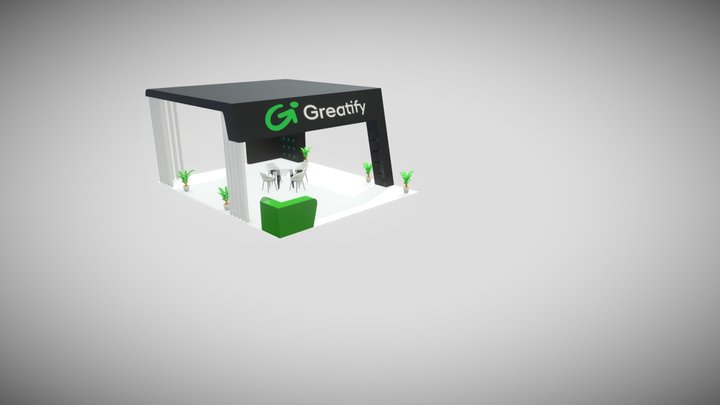Exhibiion Booth 63 Sq_m_Test 3D Model