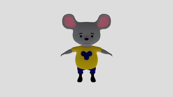 MOUSEDOLL//Character//DOLL//JERRY 3D Model