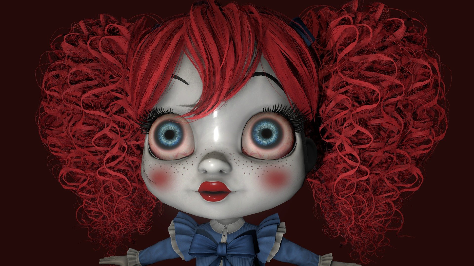 Poppy (chapter 3) - Poppy Playtime - Download Free 3d Model By Mg Rips 